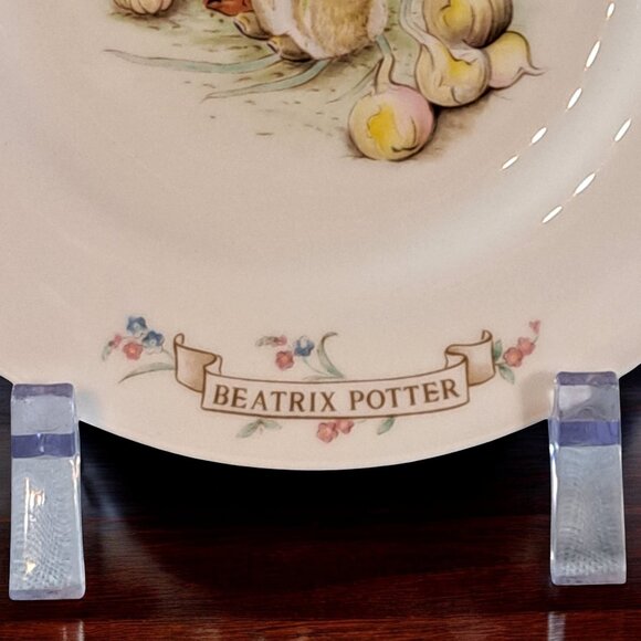 Royal Albert Benjamin Bunny Beatrix Potter 1986 Side Plate 6.5" England - Picture 4 of 11